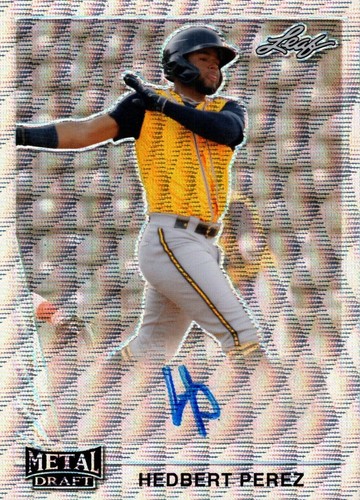 2021 Leaf Metal Draft - Hedbert Perez #LA-HP1