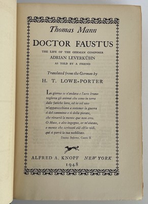 Doctor Faustus by Thomas Mann 1st English Edition 1948 HC German Composer Music