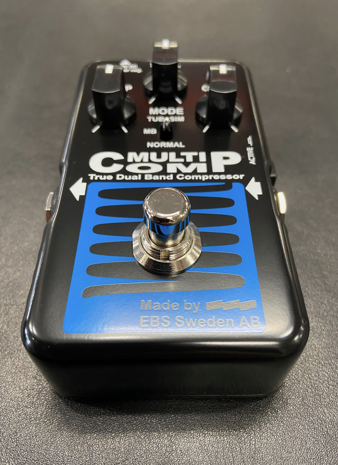 EBS MultiComp Blue Label True Dual Band Compressor Pedal