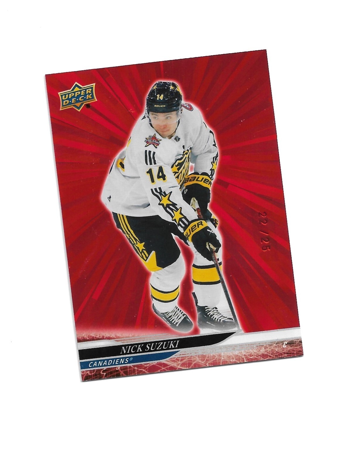 2024-25 Upper Deck Extended NICK SUZUKI Red Outburst SSP