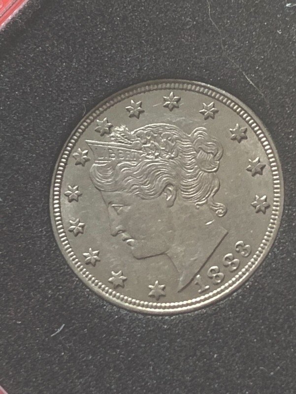 1883-P - LIBERTY ‘V’ NICKEL - GREAT TONING