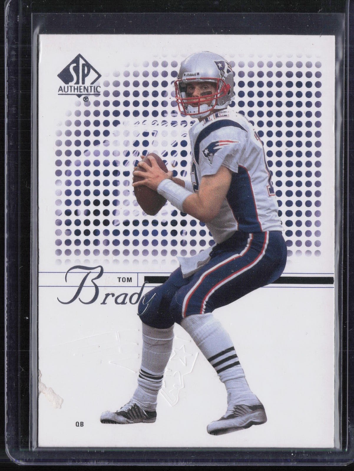 2002 SP Authentic Football #1 Tom Brady
