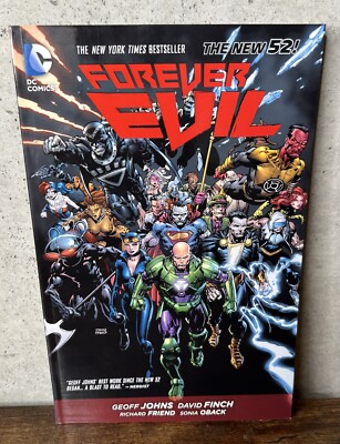 Forever Evil TPB Geoff Johns David Finch DC New 52 Trade Paperback