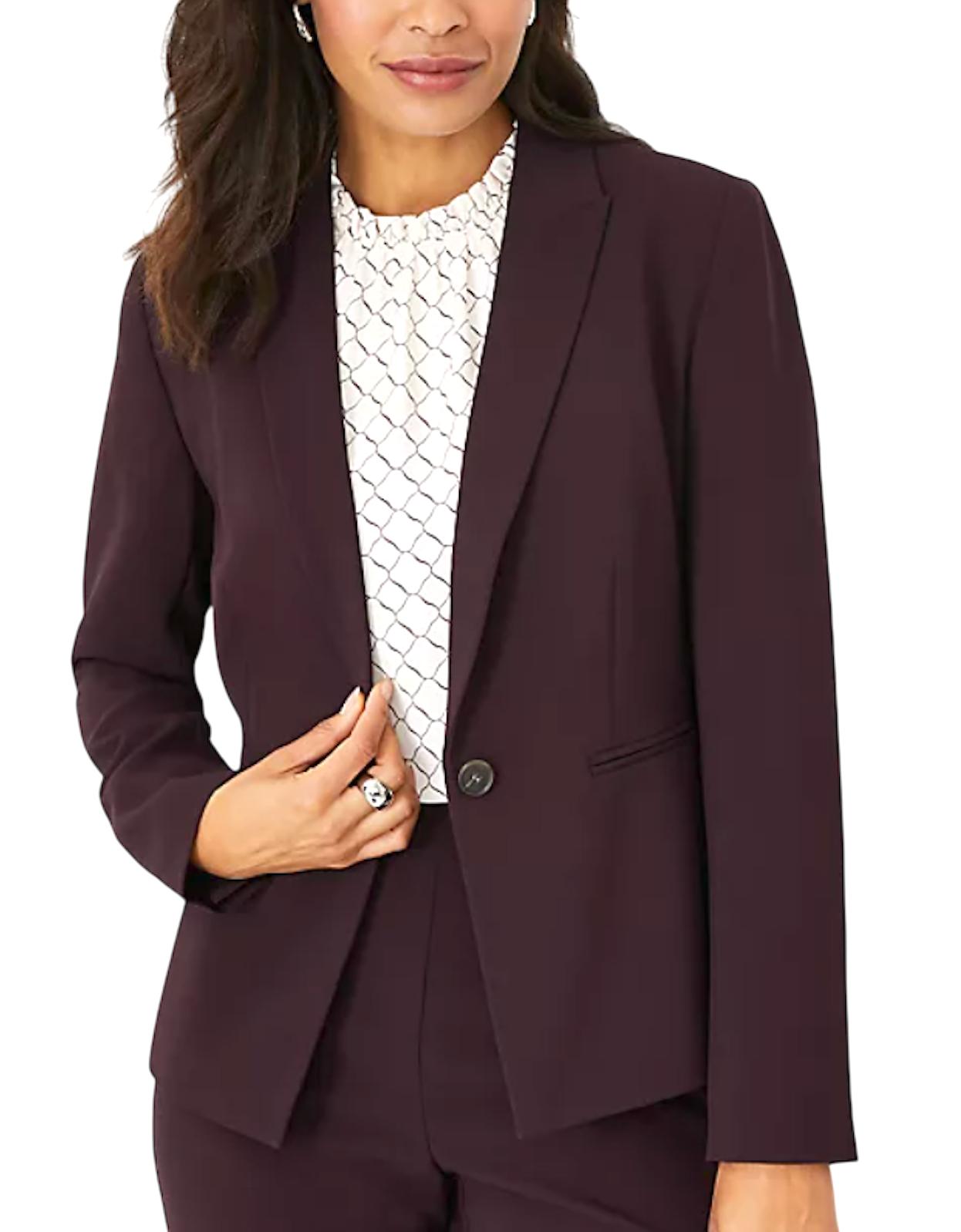 アンテイラー　ANN TAYLOR パイピングコート Button Sweater Jackets | Ann Taylor