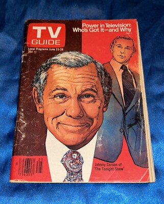 TV Guide Digest Magazine June 23 1979 Johnny Carson No Label Los Angeles Edition