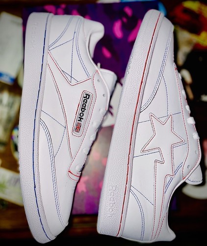 Reebok Club C 85 Bape White Contrast Stitch ベイプコラボ Reebok Club C 85 Bape White Contrast Stitch - Q47367