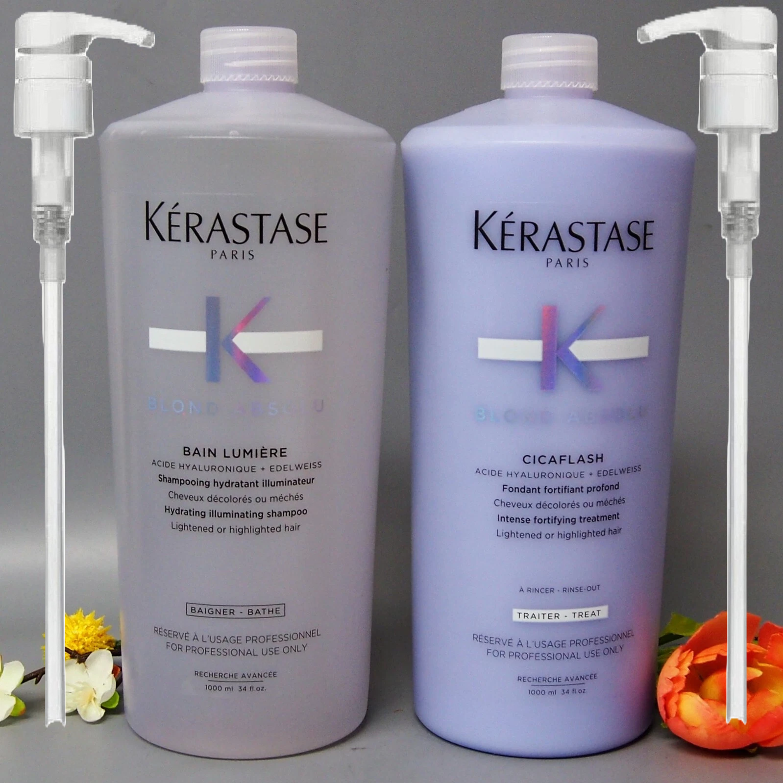 Kérastase Bain Lumière & Cicaflash 1000m Amazon.com: Kerastase Blond Absolu Lumière Illuminating