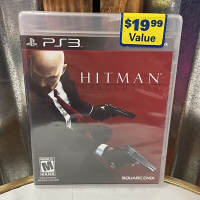 2013 ~ HITMAN: ABSOLUTION PS3 ~ Sony PlayStation 3 Video Game  ~ NEW / SEALED ~
