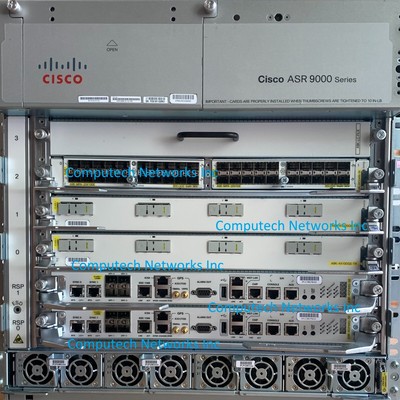 New Cisco ASR-9006-AC-V2 A9K-RSP880-SE 2X A9K-4X100GE-TR A9K-MOD400-SE 20x10GE