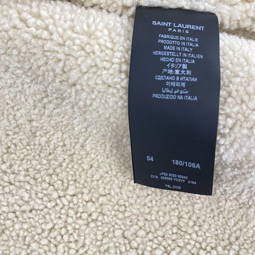 Pre-owned Saint Laurent Suede Shearling Jacket In All Sizes In Brown