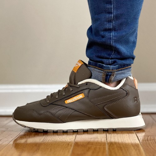 Reebok Classic Glide Men’s Running Shoe Brown Sneakers Athletic Trainers #902