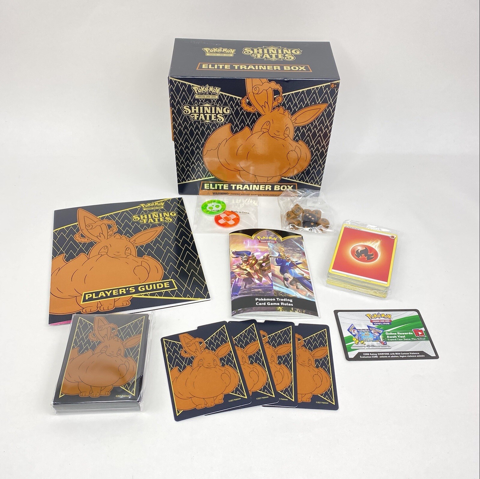 Shining Fates Pokemon TCG Elite Trainer Box Contents Only