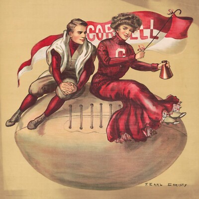 13652.Decor Poster print.Room Wall art design.Victorian Cornell football team