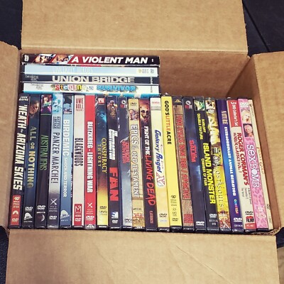 Wholesale Lot: DVD Movies / TV - Assorted Bulk Box (LOT of 25) + FREE SHIPING!