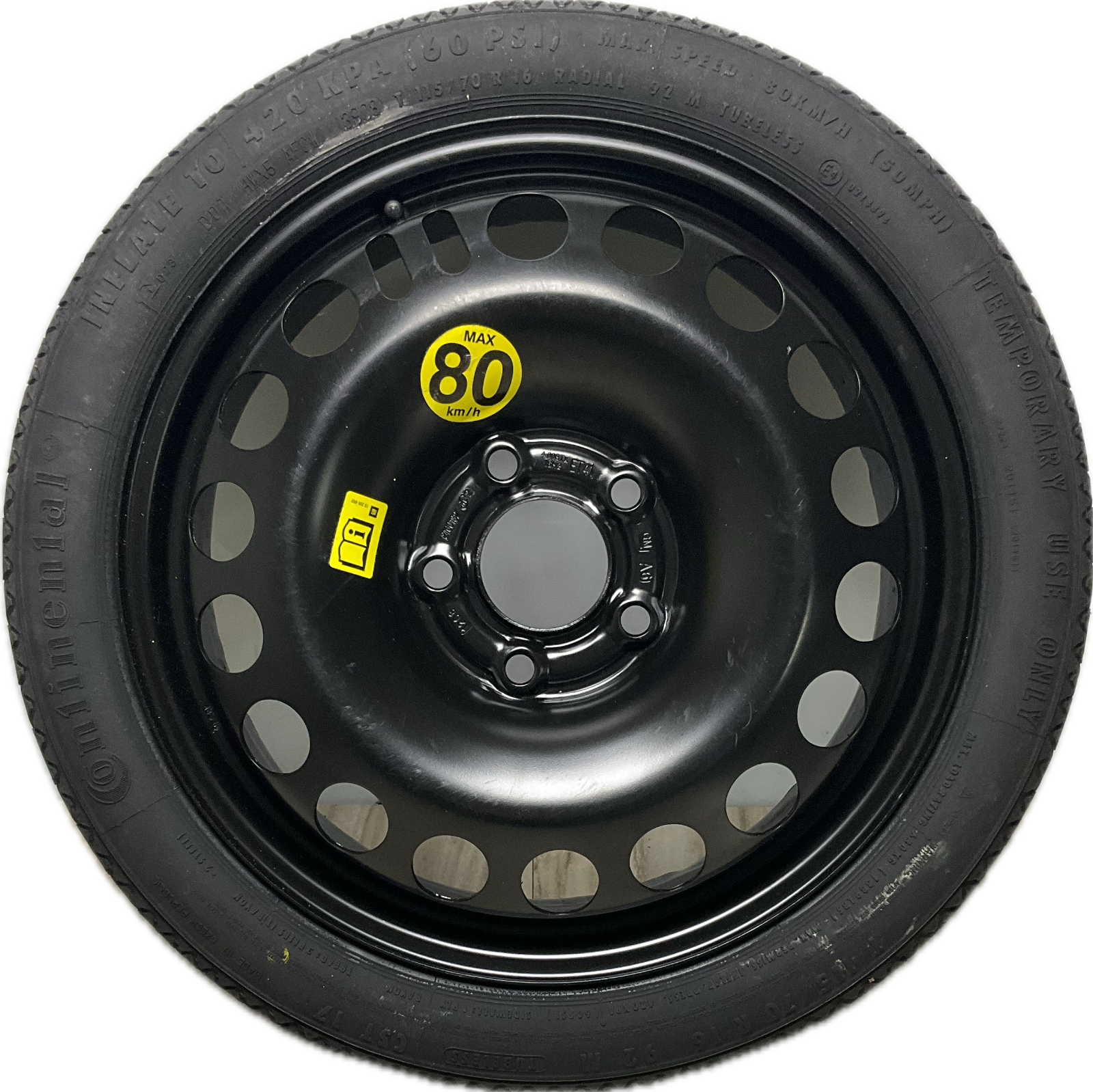 Ruota ruotino di scorta per modello OPEL ASTRA H misura 4.00BTx 16H2 ET 41