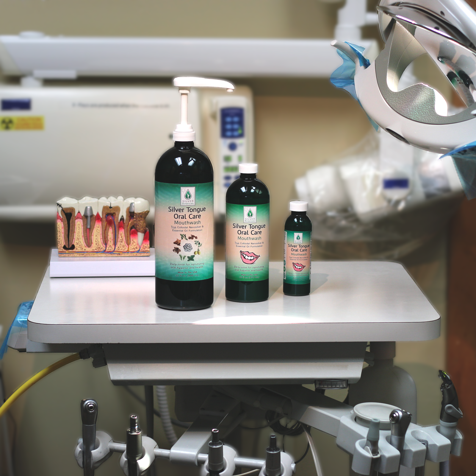 Silver Tongue Oral Care Mouthwash, 16 oz.