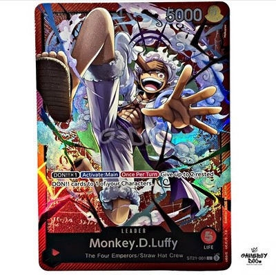 One Piece Card Game Monkey D Luffy ST21-001  Starter Deck: EX Gear 5
