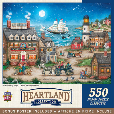 MasterPieces - Heartland - Starry Starry Night 550 Piece Jigsaw Puzzle