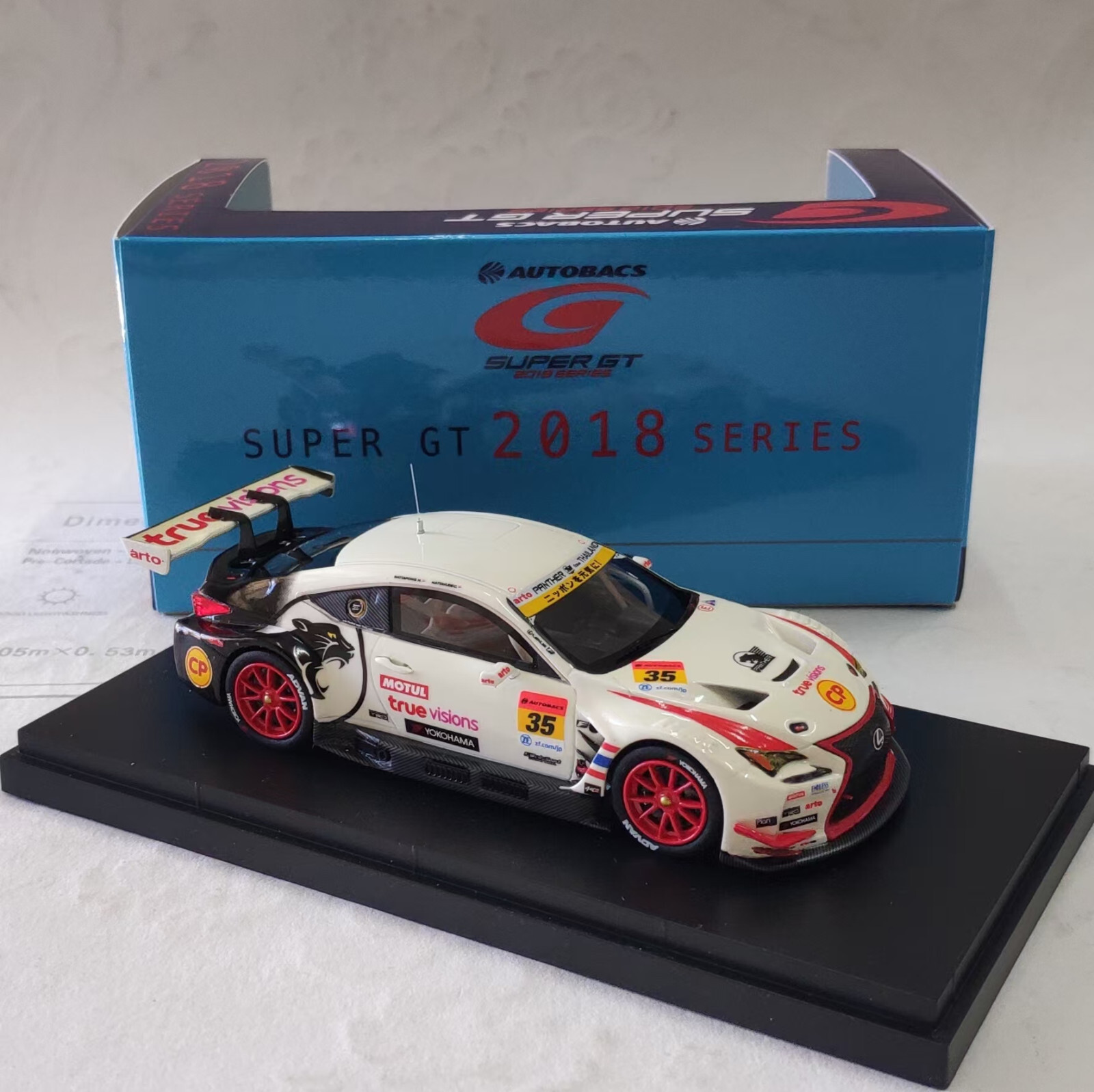 レクサス RCF スーパーGT GT300 2018 1/43 エブロ Ebbro 1/43