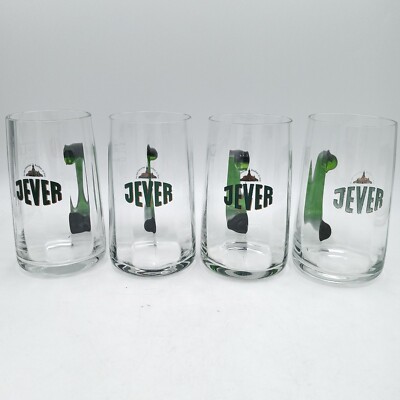 Vintage German Jever Pilsener Glass .4 L Beer Mugs