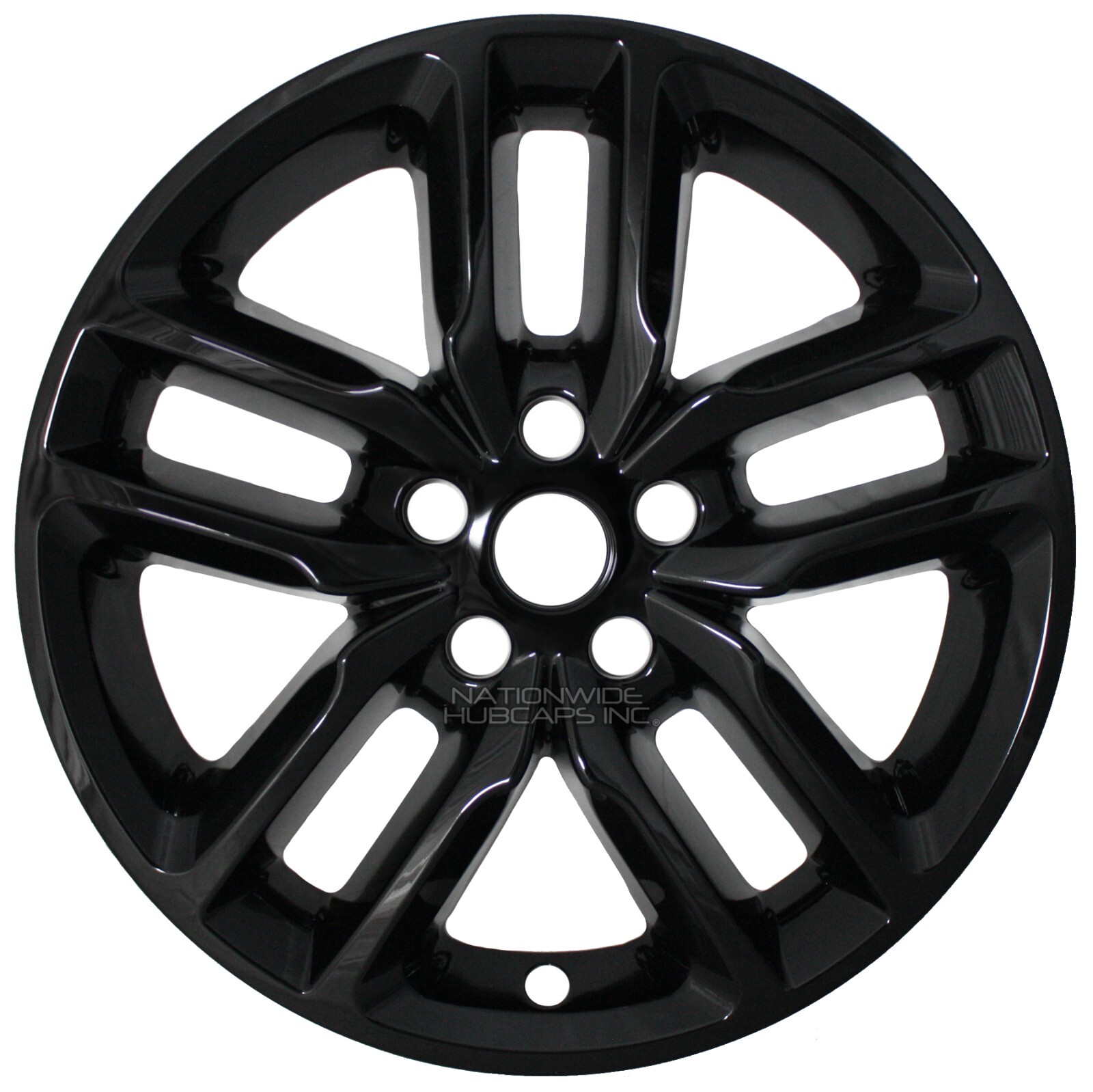 4 fits Dodge Durango GT R/T 2021-2024 Black 20" Wheel Skins Hub Caps Rim Covers