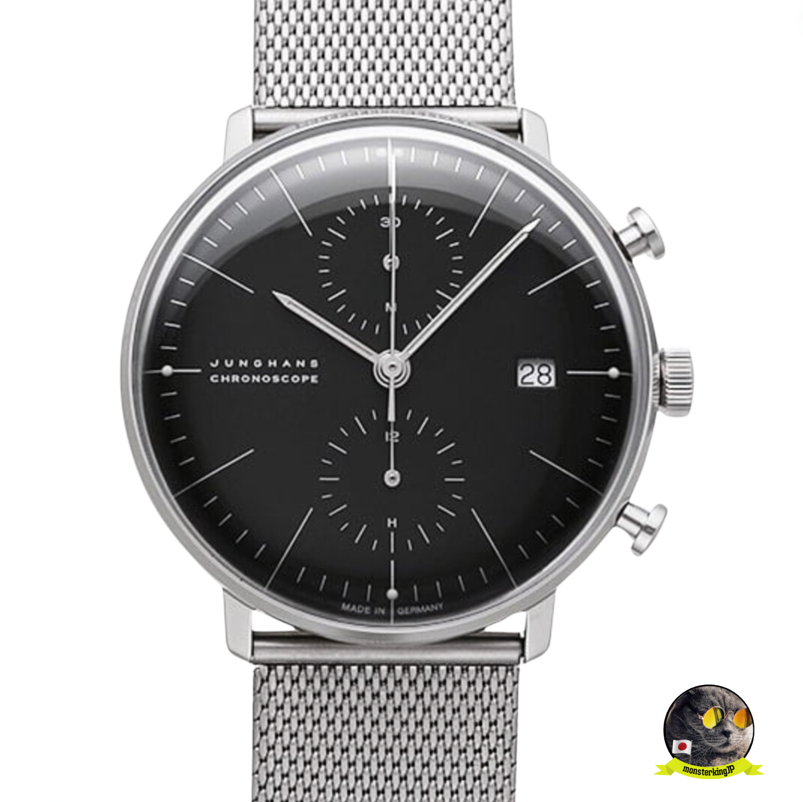 Junghans Max Bill Chronoscope 027/4601.02M Chronograph 40mm
