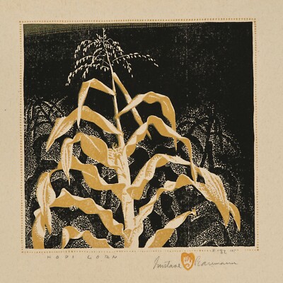 Gustave Baumann : Hopi Corn : 1938 : Archival Quality Art Print