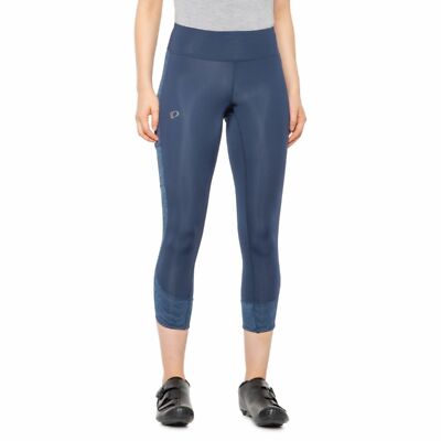 PEARL iZUMi Womens Studio 3/4 Tight Navy/Navy Phyllite Size Medium MSRP $75 NWT