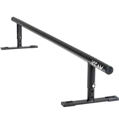 Grind Rail 55'' 3-Step Adjustable Height Extra Stability for Skateboard Skating