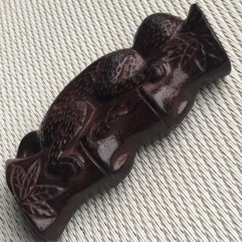 Old Chinese Natural Carved Magnetic Jade ,Monkey Statue,77 X 35 X 16 mm