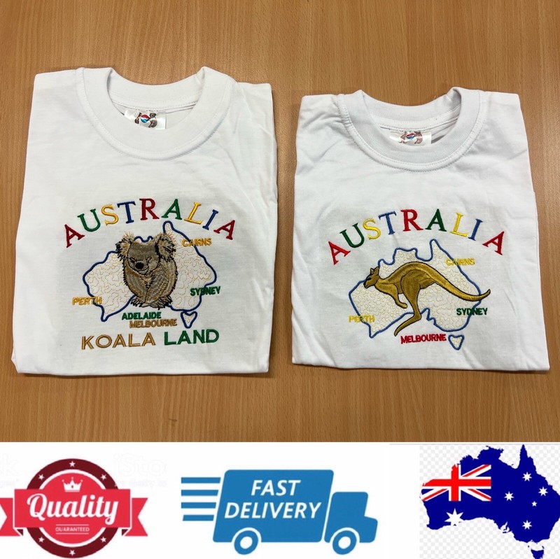 Australia Souvenir Kids T shirt kangaroo Koala 100% cotton T