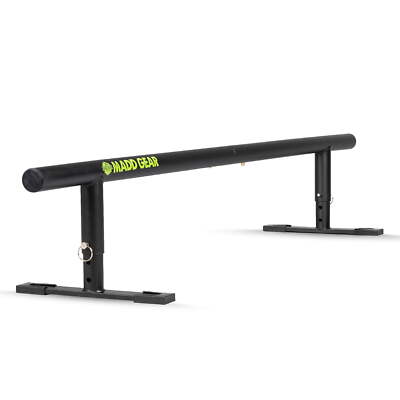 Grind Rail 55'' 3-Step Adjustable Height Extra Stability for Skateboard Skating