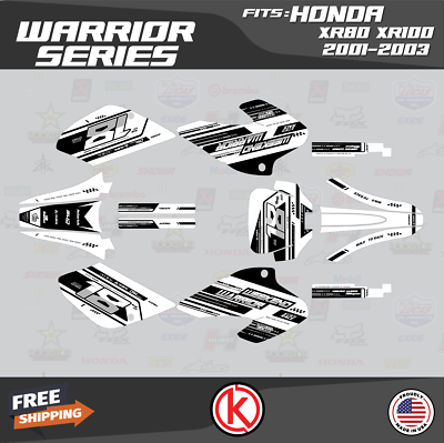 Graphics Kit for HONDA XR80 XR100 (2001-2003) Warrior Series
