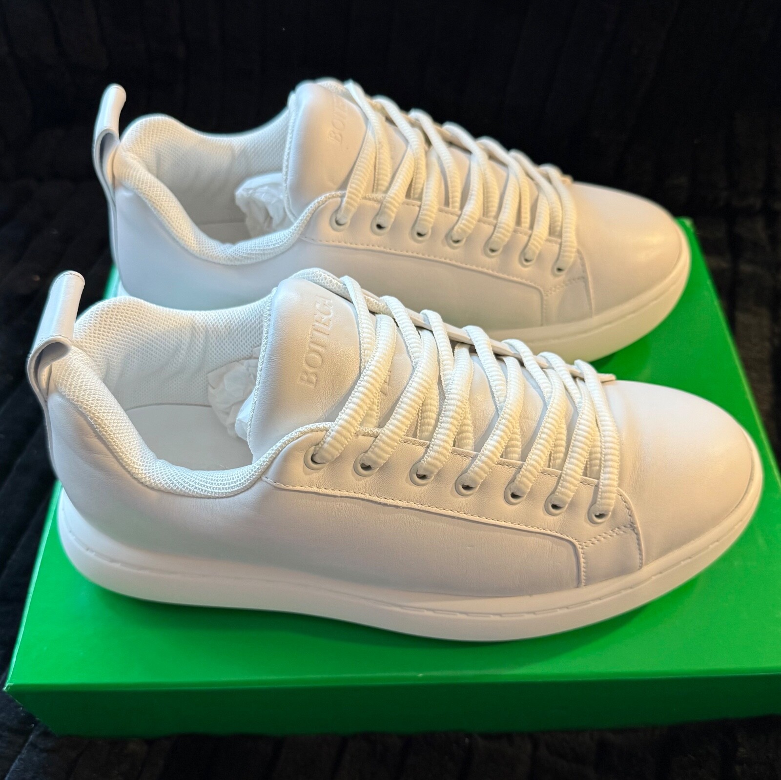 靴 22aw Bottega Veneta pillow sneaker Bottega Veneta Pillow Sneaker Black Natural Rubber Men's