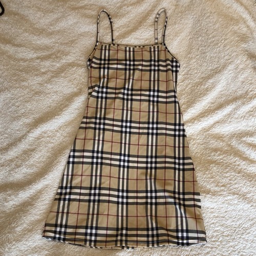 Burberry London Nova Check Beige Vintage Designer Stretch Burberry London Nova Check Beige Vintage Designer Stretch