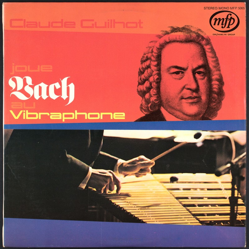 Claude Guilhot Joue Bach Au Vibraphone - Lp
