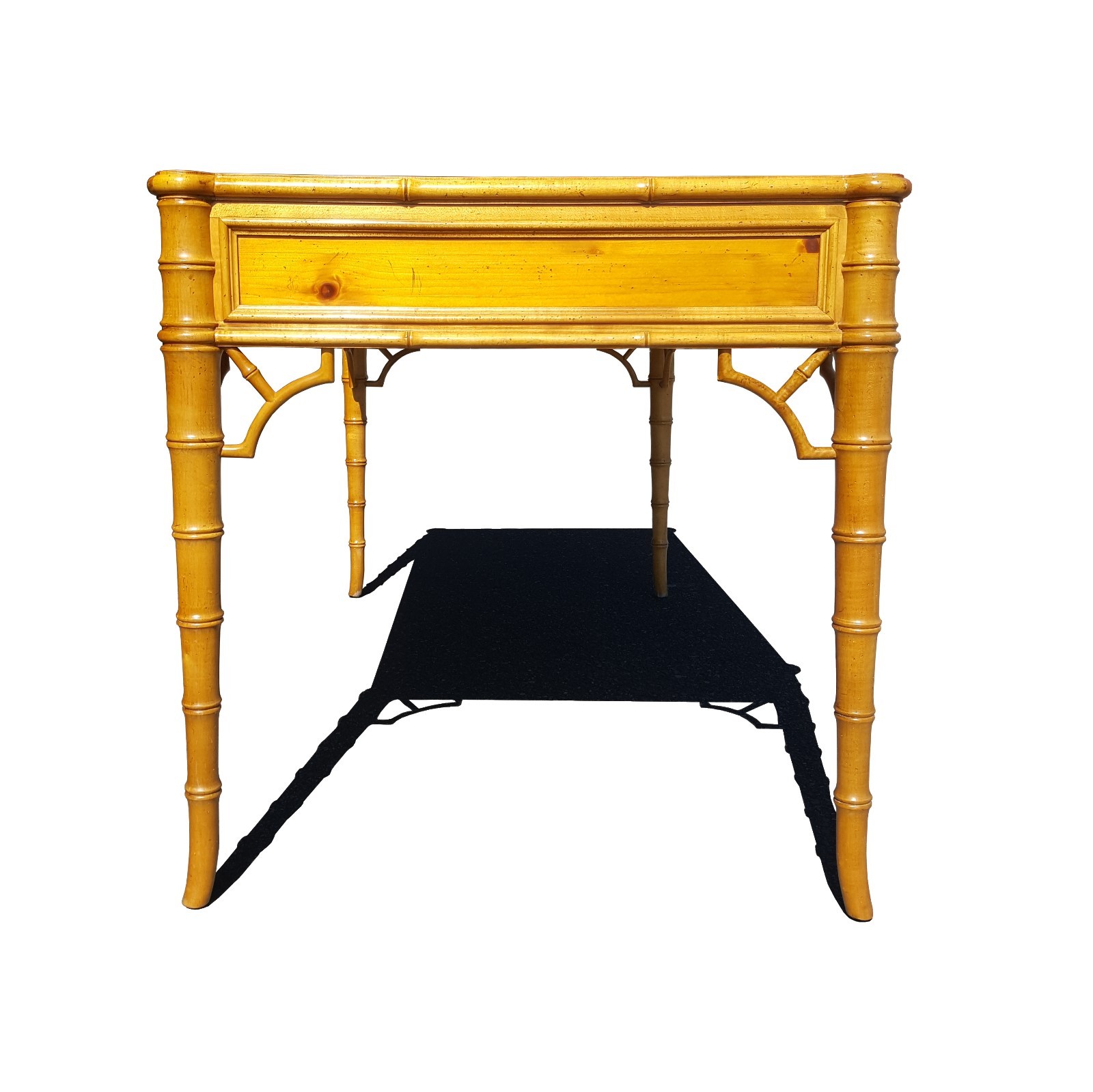 Baker furniture Chippendale faux bamboo desk.