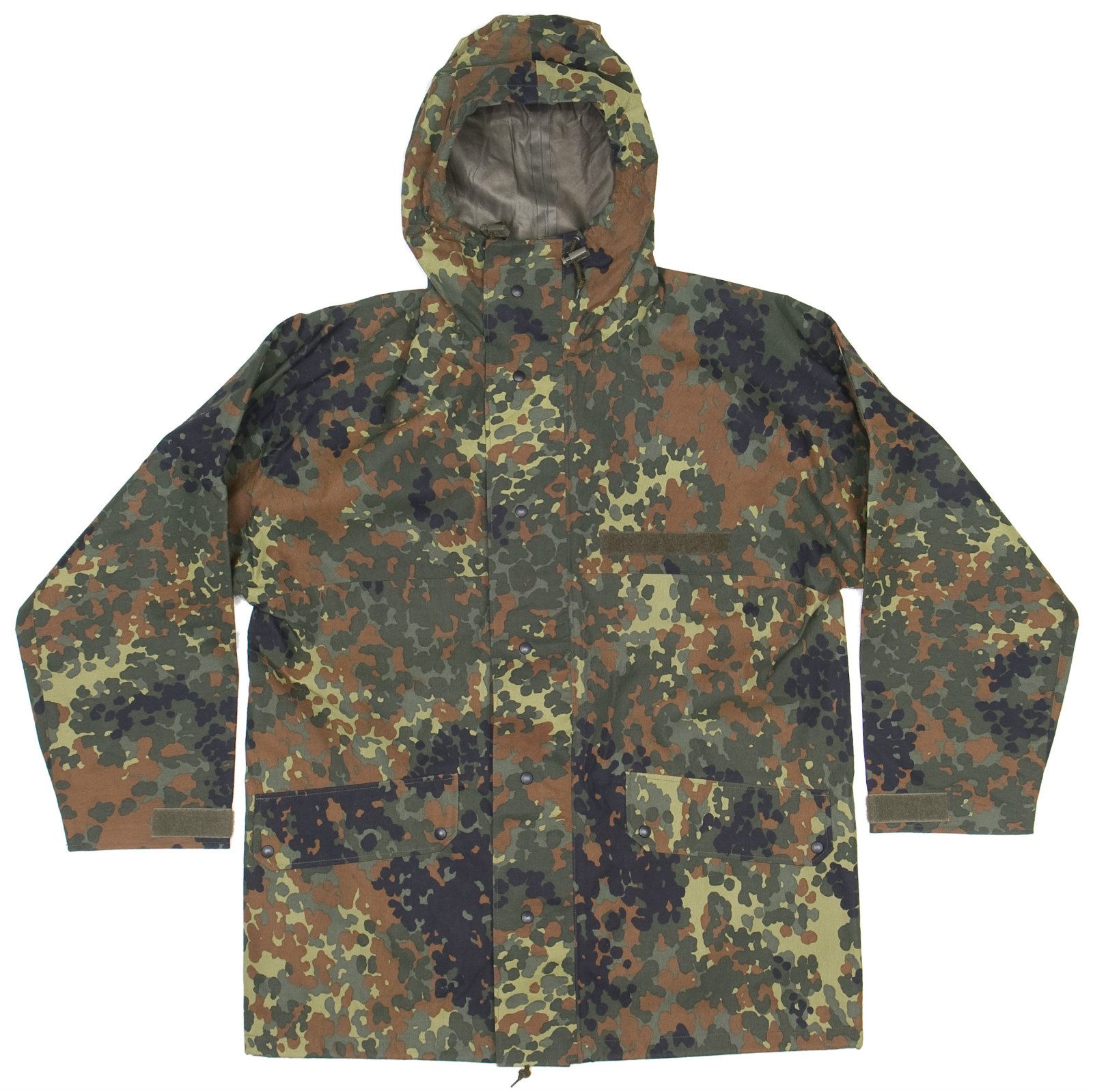 Genuine German Army Issued Waterproof GoreTex Parka Flecktarn Camo