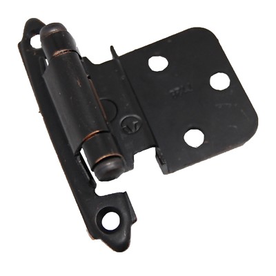 PAIR AMEROCK Steel 3/8'' Offset Inset Door Hinge Oil Rubbed Bronze CM7128-ORB