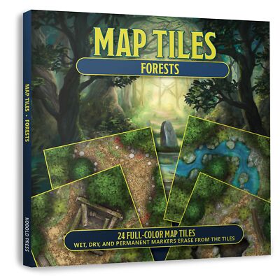 Фрагменты карты Kobold Press: Леса