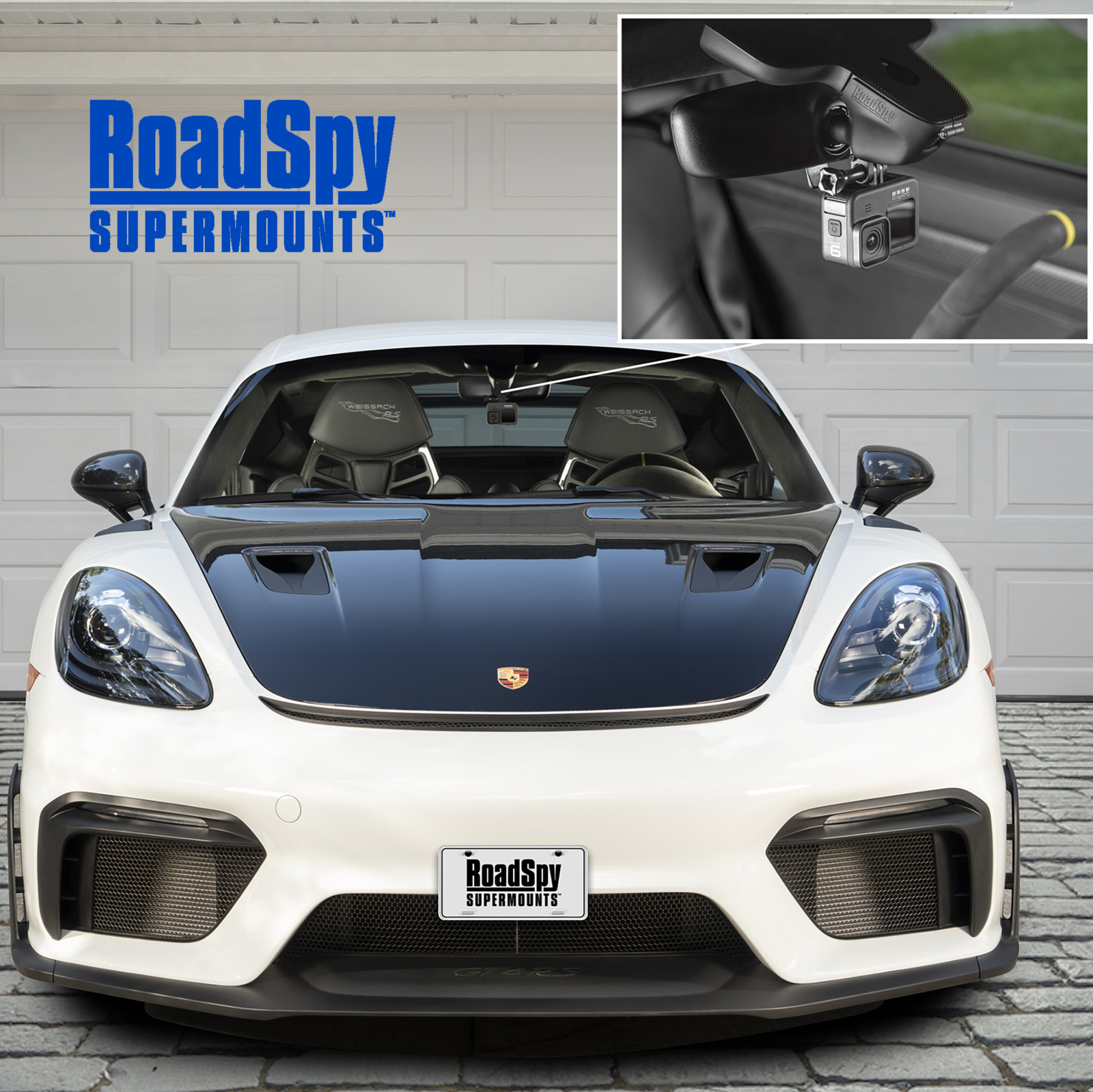 RoadSpy SUPERMOUNT RS1 for PORSCHE 911 BOXSTER CAYMAN Camera GoPro Phone Mount - Picture 4 of 12