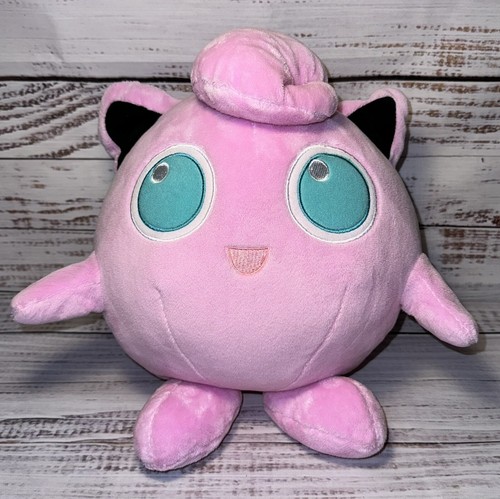 BAB Pokemon Jigglypuff Build A Bear Jiggly Puff Pink Plush RETIRED 2018 No Sound