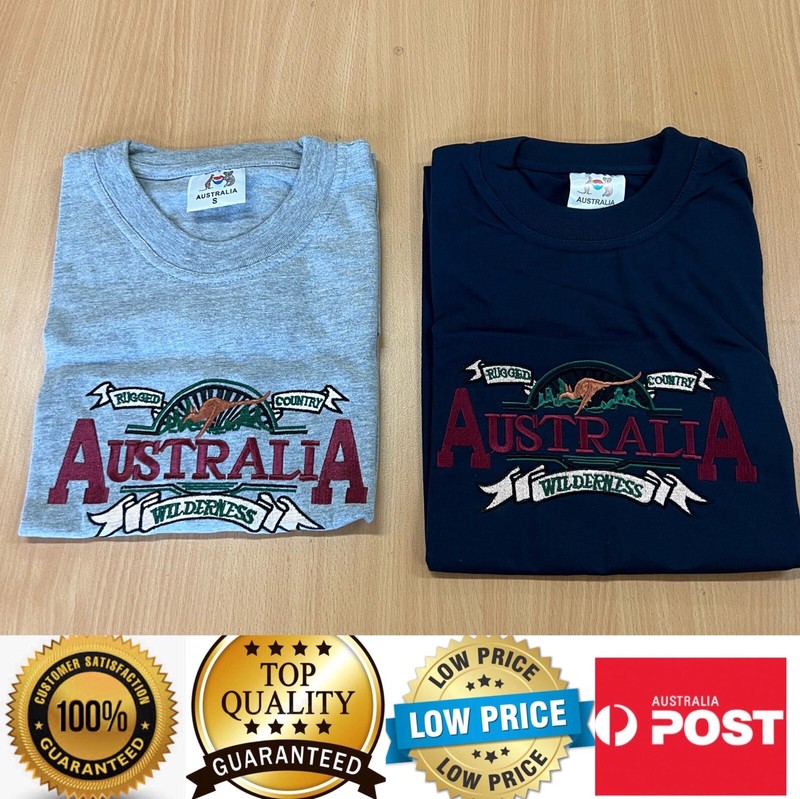 Australia Souvenir T shirt kangaroo Australian 100% cotton T shirt,