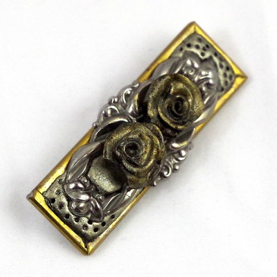 Amalia Martine Handcrafted Brooch Pin 2.5 Inches