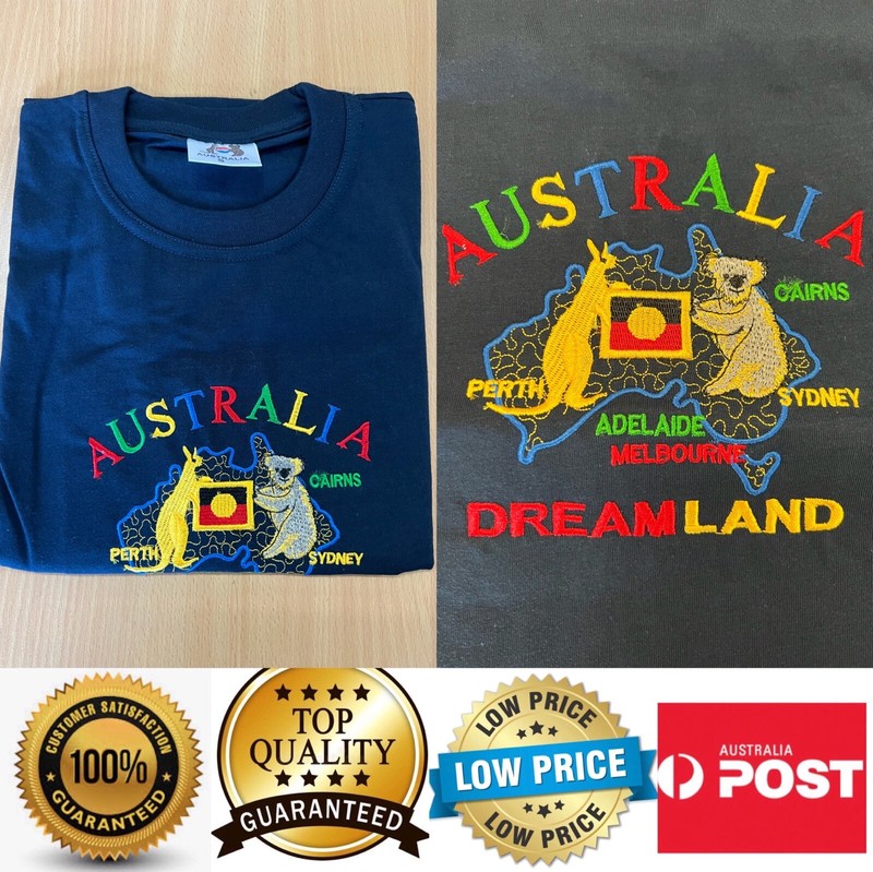 Australia Souvenir T shirt kangaroo Koala 100% cotton T shirt,