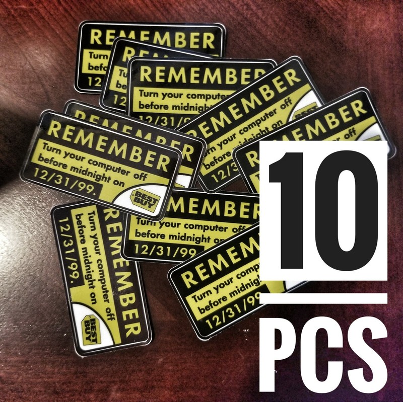 Best Buy Y2K REMEMBER Turn Your Computer Off Retro PC