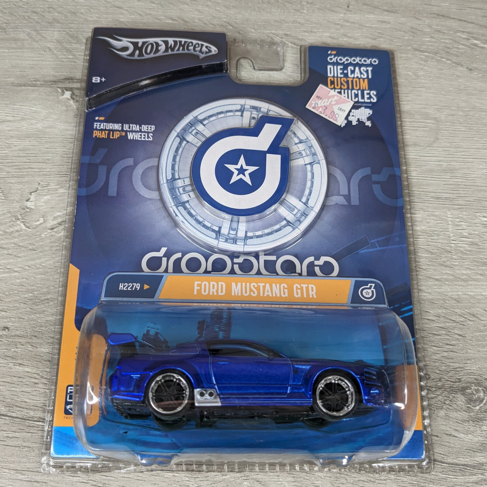 Hot Wheels Dropstars 1:50 Scale - Ford Mustang GT - Blue