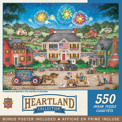 MasterPieces - Heartland - Fireworks and Sparklers 550 Piece Jigsaw Puzzle