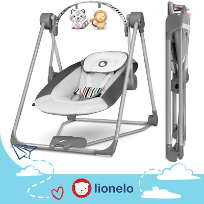 Lionelo Otto babywippe Schaukelwippe Babyschaukel  Spielbogen Babywiege Liege