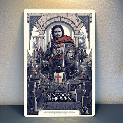 Kingdom of Heaven Ridley Scott Movie Metal Poster Tin Sign 20x30cm